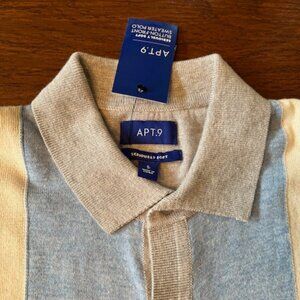 Apt. 9 boys size Small Pima Cotton button up short- sleeve sweater